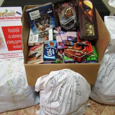 Érkeznek a „cipősdoboznyi szeretet” ajándékai és a csokoládék 2019 december - alapítvány, adó 1%, támogatás