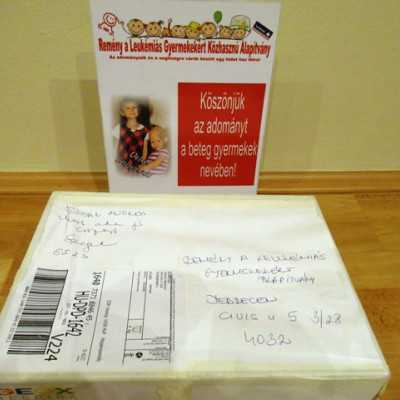 Érkeznek a „cipősdoboznyi szeretet” ajándékai és a csokoládék - alapítvány, adó 1%, támogatás