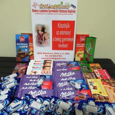 Érkeznek a „cipősdoboznyi szeretet” ajándékai és a csokoládék - alapítvány, adó 1%, támogatás