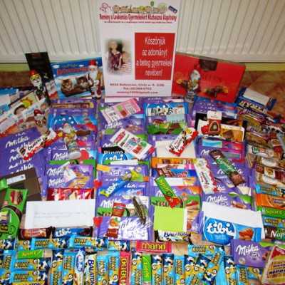Érkeznek a „cipősdoboznyi szeretet” ajándékai és a csokoládék 2017 - alapítvány, adó 1%, támogatás