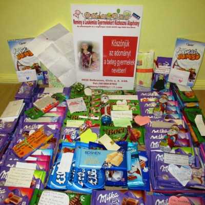 Érkeznek a „cipősdoboznyi szeretet” ajándékai és a csokoládék 2017 - alapítvány, adó 1%, támogatás