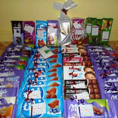 Érkeznek a „cipősdoboznyi szeretet” ajándékai és a csokoládék 2016 - alapítvány, adó 1%, támogatás