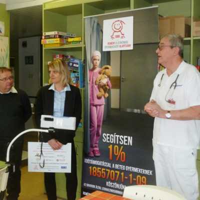 Szombathelyen is van már orvosi vénaszkenner - alapítvány, adó 1%, támogatás