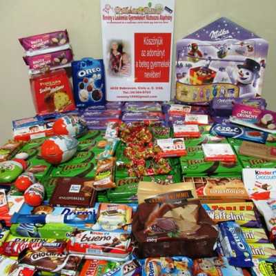 Érkeznek a „cipősdoboznyi szeretet” ajándékai és a csokoládék 2019 december - alapítvány, adó 1%, támogatás