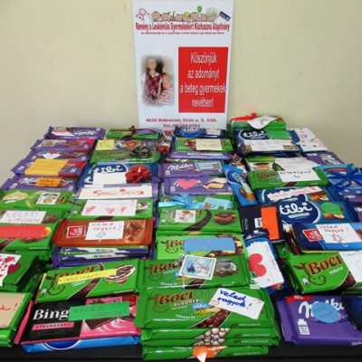 Érkeznek a „cipősdoboznyi szeretet” ajándékai és a csokoládék 2019 december - alapítvány, adó 1%, támogatás