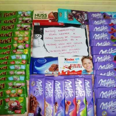 Érkeznek a „cipősdoboznyi szeretet” ajándékai és a csokoládék 2016 - alapítvány, adó 1%, támogatás