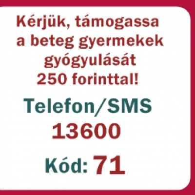Több mint 5000 hívás érkezett! - alapítvány, adó 1%, támogatás