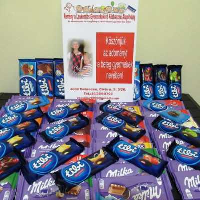 Érkeznek a „cipősdoboznyi szeretet” ajándékai és a csokoládék - alapítvány, adó 1%, támogatás