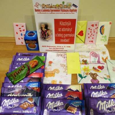 Érkeznek a „cipősdoboznyi szeretet” ajándékai és a csokoládék - alapítvány, adó 1%, támogatás