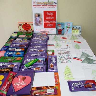 Érkeznek a „cipősdoboznyi szeretet” ajándékai és a csokoládék 2019 december - alapítvány, adó 1%, támogatás