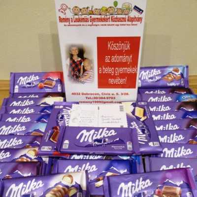 Érkeznek a „cipősdoboznyi szeretet” ajándékai és a csokoládék - alapítvány, adó 1%, támogatás