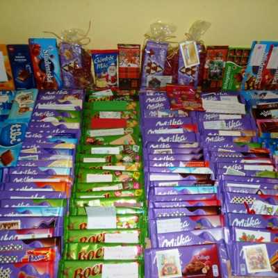 Érkeznek a „cipősdoboznyi szeretet” ajándékai és a csokoládék 2016 - alapítvány, adó 1%, támogatás