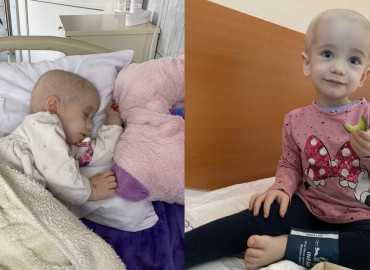 Hanna 2 évesen agydaganattal küzd!