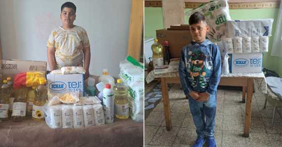 Két családnak segítettünk élelmiszercsomaggal Méhtelken és Csengerújfaluban