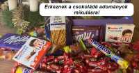 Érkeznek a csokoládé adományok Mikulásra!